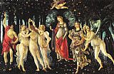 Sandro Botticelli Canvas Paintings - La Primavera